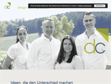 Tablet Screenshot of dcagentur.de